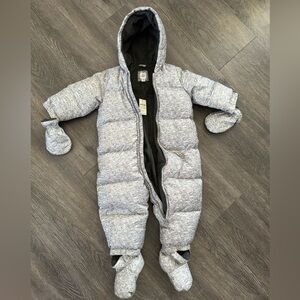 Baby GAP down filled puffer snow suit 18-24 months